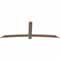 Ekena Millwork Bellingham Smooth Timber Gable Bracket, Douglas Fir, 96"W x 36"H x 1 1/2"D x 5 1/2"F, 9/12 Pitch GBW096X36X0206BEL00SDF - alternate 5